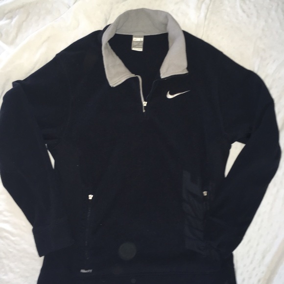 Nike Other - Men’s large NIKE navy and grey fleece pullover